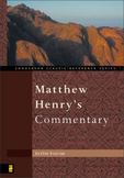 Zondervan NIV Matthew Henry Commentary