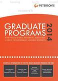 Graduate Programs in the Physical Sciences, Mathematics, Agricultural Sciences, the Environment and Natural Resources 2014 (Grad 4)