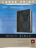 Premium Slimline Reference Bible NLT, Large Print Tutone