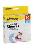 Memorex CD/DVD Sleeves 50 Pack