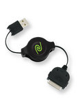 Retractable iPod USB 2.0 Sync/Charge Cable