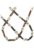 Skull Bone Bead Necklace