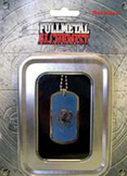 Fullmetal Alchemist Blue State Military Dog Tag necklace