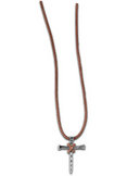 Faith Gear Nail Cross Necklace