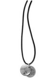 Faith Gear Stone Rolled Necklace