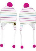Beatles Striped Laplander Beanie