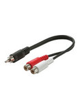 Shielded Y Adapter Male to Female