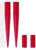 Body Bling 6G Red Taper Plug 4PK