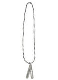 Two Tab Cross Necklace