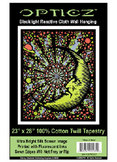 Moon & Stars Blacklight Fabric Poster