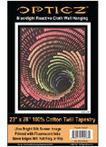 Cosmic Tunnel Blacklight Fabric Poster