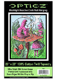 Alice Blacklight Fabric Poster