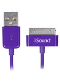 iSound - Purple 1634 Charge/Sync Cable