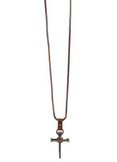 Nail Cross On Copper