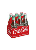 Coke Carton  Die Cut Tin Sign