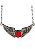 Jeweled Wild at Heart Necklace