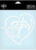 Love Is Jesus Auto Decal