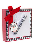 Houndstooth Notepad W/ Pen