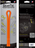 Nite Ize Gear Tie 18 in 2pk Orange