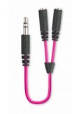 Ifrogz Audio Splitter Cable PNK