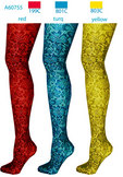 Flowery Fishnet Tights