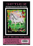 Unicorn Black Light Tapestry