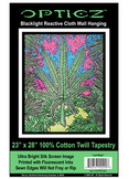 Leaf Magic Black Light Tapestry