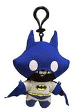 Skelanimals DC Heros Batman Jae 4 inch Plush Clip On