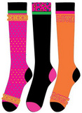 XOXO Knee High Sock 3 Pack