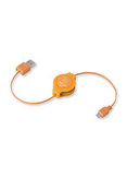 Retractable USB 2.0 A-Male to Micro 5-pin Orange