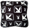 Playboy Black Window Cushion