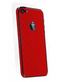 BodyGuardz Armor Carbon Fiber Full Body (Red) for Apple iPhone 5