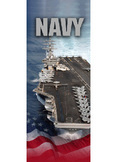Navy 4D Bookmark