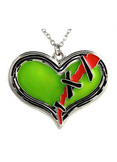 Zombie Stitch Heart Necklace
