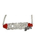 Zombie Girl Bling Necklace