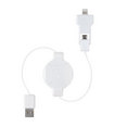 strikeLINE pro - Retractable Charge & Sync Cable for Lightning/micro USB Devices