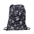 Grey Skull Splatter Cinch Backpack