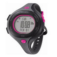 Soleus Women's Chicked Grey Digital Dial with Black and Pink Polyurethane Strap Watch
