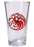 Game Of Thrones Pint Glass Targaryen Sigil