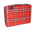 Red Plaid Bible Cover Large
