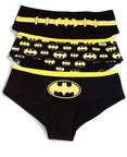 Batgirl Glow Hipster Brief Panty 3 Pack