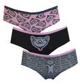 Big Bang Theory Soft Kitty Hipster Brief Panty 3 Pack