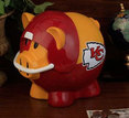 Kansas City Chiefs Large Thematic Piggy Bank
