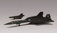 1/72 SR-71A Blackbird Plastic Model Kit