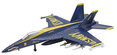 1/100 SnapTite Blue Angels F-18 Hornet Plastic Model Kit
