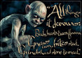 Hobbit Gollum Magnet