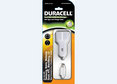 Duracell 4.8 Amp Dual Mini Car Charger Cell Phone White