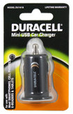 Duracell Mini USB Car Charger 1amp-Black