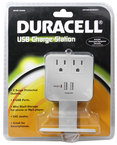 Duracell Duracell USB Charging Station with Mini Shelf White