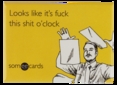 Someecards Fuck This Shit O'Clock Magnet